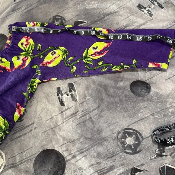 PINUP GIRL CLOTHING PUG KAYLA 3/4 SLEEVE VENUS FLYTRAP TOP SZ XL - Picture 6 of 9